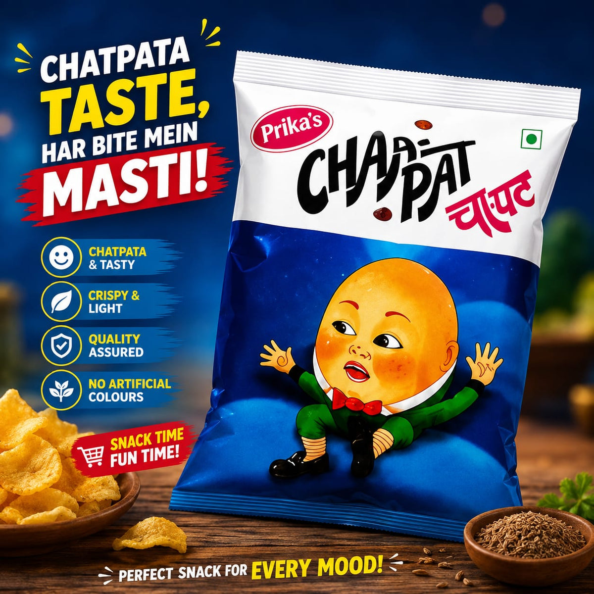 Chaa pat aam goliyan Big Pouch | Pack of 10U * 18g | Cravinggs