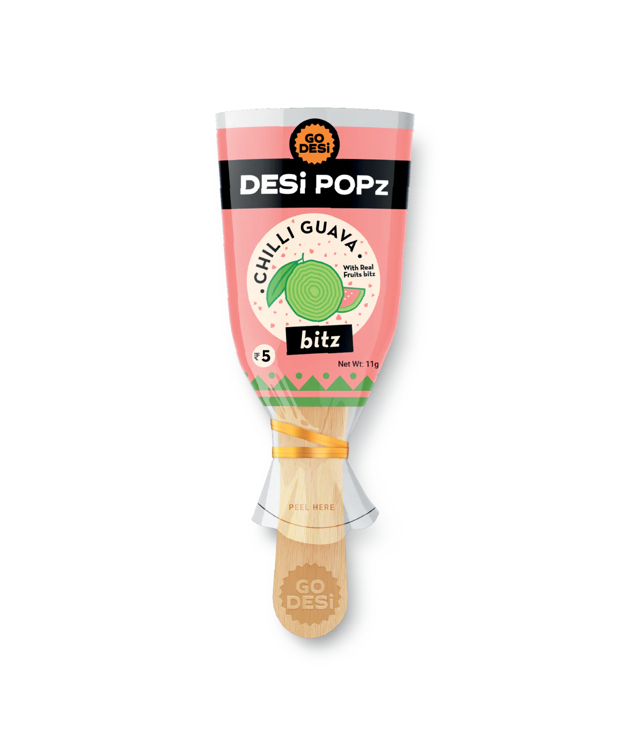 GO DESi Popz | Chili Guava | Pack of 10 | Cravinggs