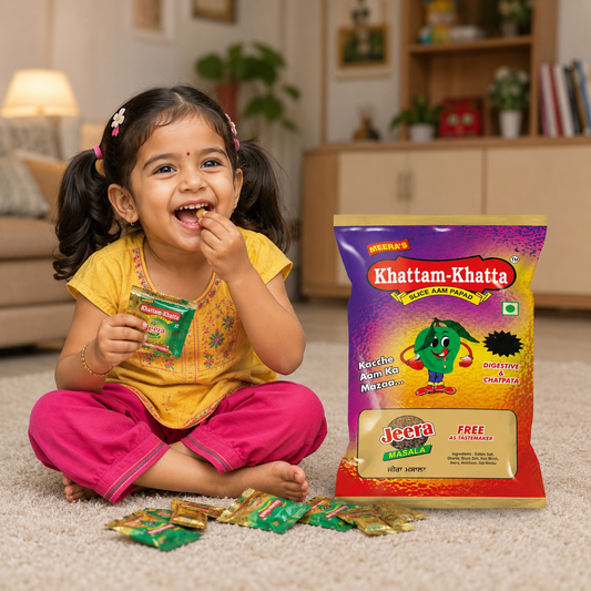Khattam Khatta Mini Aam Papad | Pack of 30 Pcs | Cravinggs