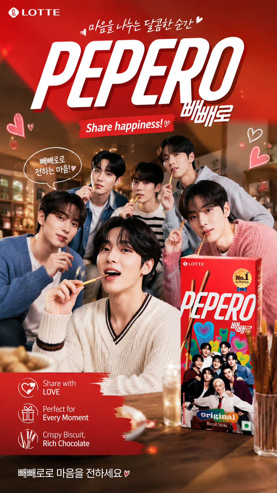 Pepero Original Biscuit Stick | Korean | Cravinggs 🍫✨