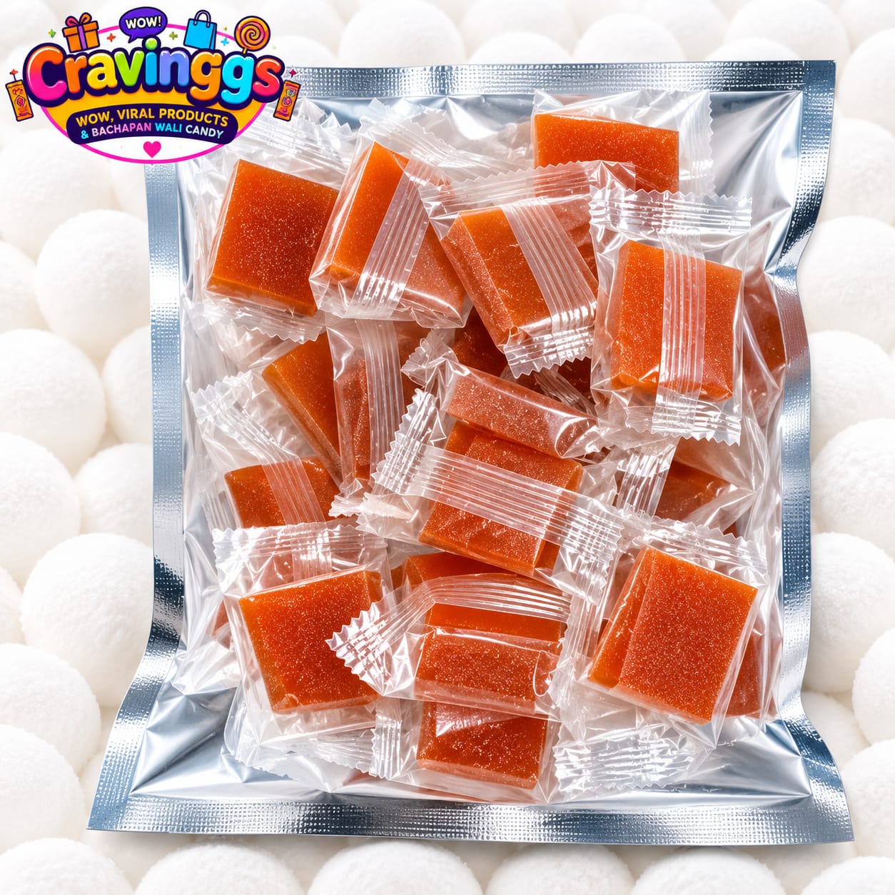 MANGO FRUIT BARS | Pack of 20 | Cravinggs
