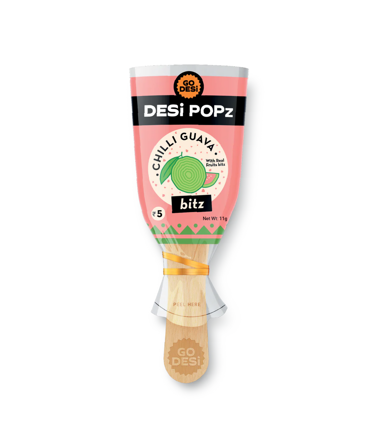 GO DESi Popz | Chili Guava | Pack of 10 | Cravinggs